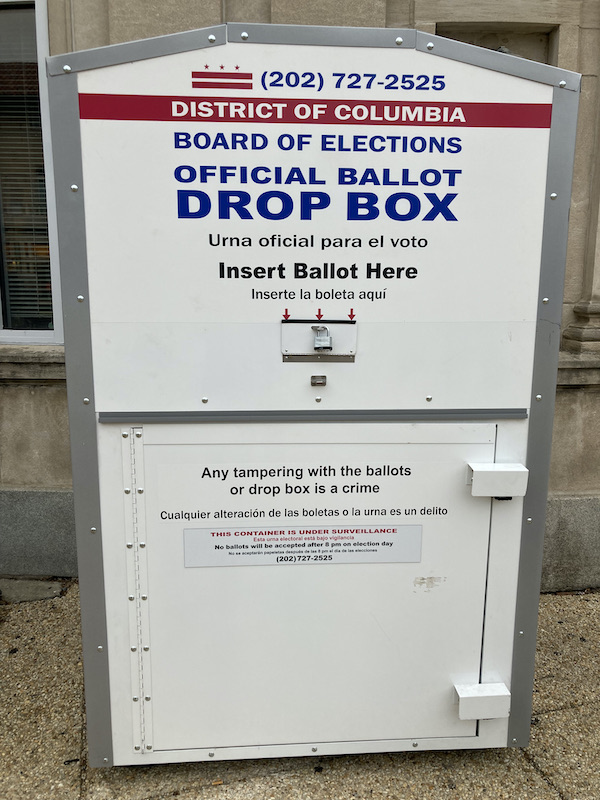 D.C. Elections Board Asks National Guard to Stay Away From Ballot Drop Boxes